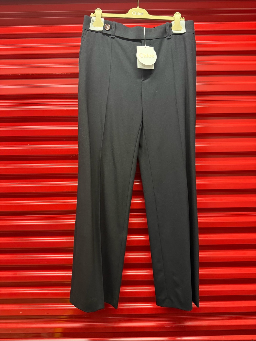 Chloè Navy Tailored Trousers